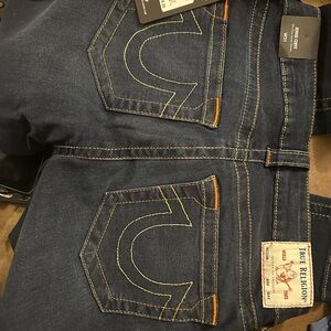 True Religion Womens Dark Blue Jeans